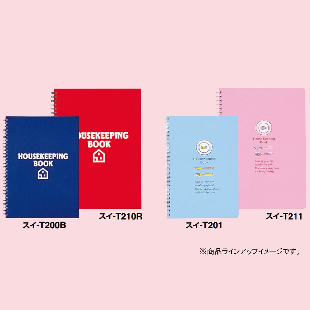 Flip Kokuyo household accounts twin ring with two pieces of blue A5 64 sheets of clear pocket [Sui-T200B] (japan import)