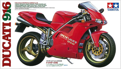 Tamiya 300014068 Ducati Desmo Vehicle 14068 916, Multicoloured, Mittel
