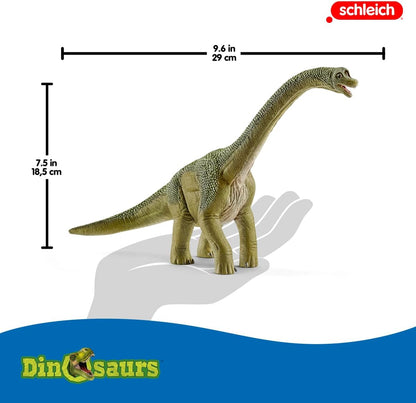 schleich DINOSAURS ??? Brachiosaurus, Detailed and Durable Dinosaur Toy, Educational and Fun Brachiosaurus Toy for Boys and Girls Ages 4+, Green