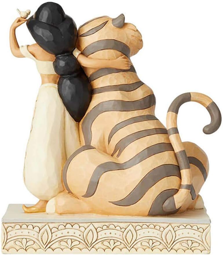 Enesco Disney Traditions by Jim Shore White Woodland Aladdin Jasmine Figurine, 7.5 Inch, Multicolor