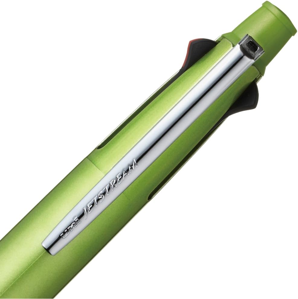 uni JETSTREAM 4&1 Red, Green, Blue, and Black 0.7mm Ballpoint Multi Pen and 0.5mm Mechanical Pencil (Green)