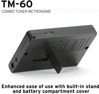 Korg TM60BK Tuner Metronome, Black