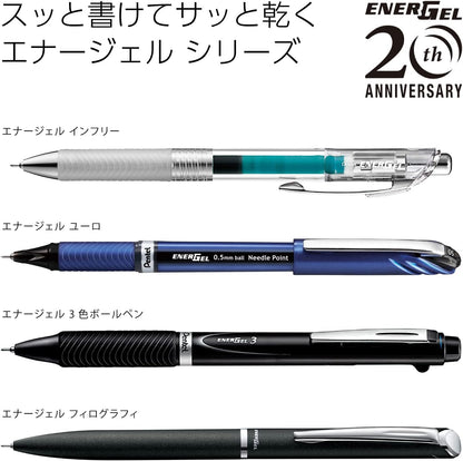 Pentel BLN75Z-20 Gel Ink Ballpoint Pen, EnerGel 0.5mm, Limited Edition 20 Colors
