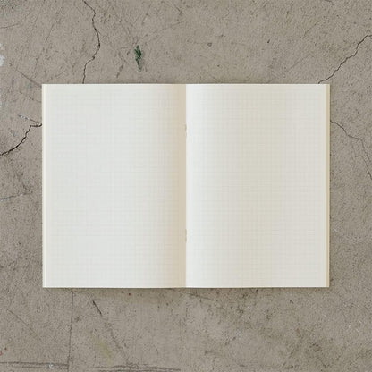 DESIGNPHIL Midori 15305006 Notebook, MD Notebook, Light, A5, Square Ruled, Set of 3, A