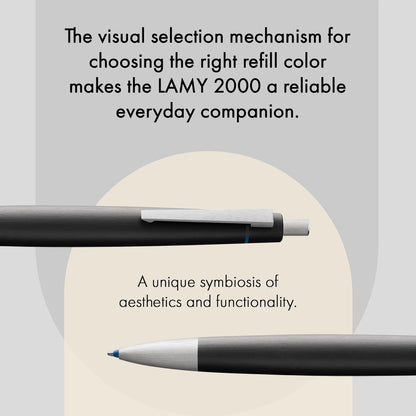 Lamy 2000 4 Color Ballpoint with Brushed Ss Clip (L401)