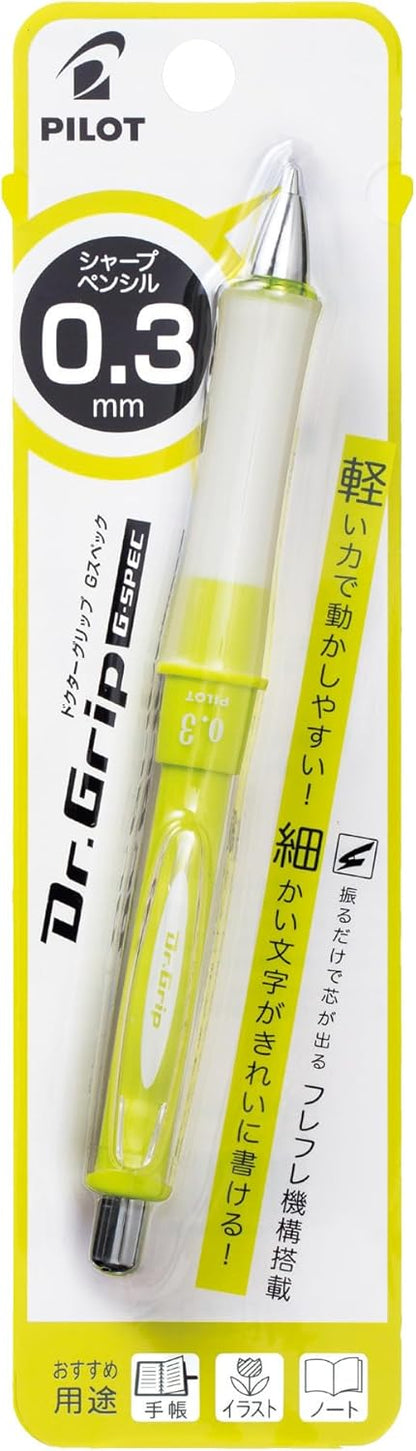 PILOT Mechanical Pencil Dr. Grip G-Spec, 0.3mm, Soft Green (HDGS-60R3-SG)