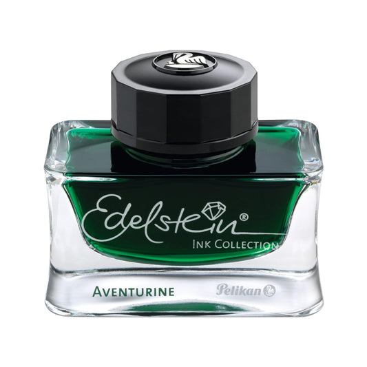 Pelikan Edelstein Bottled Ink for Fountain Pens, Aventurine Green, 50ml, 1 Each (339366)