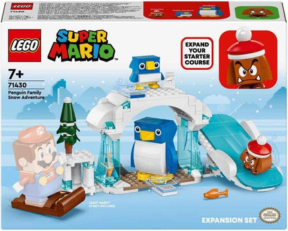 LEGO Super Mario Expansion Set: Penguin Family Snow Adventure with Goomba Figure and Penguin Interactive Toy, Gift for Boys, Girls, Gamers Ages 7 and Up 71430