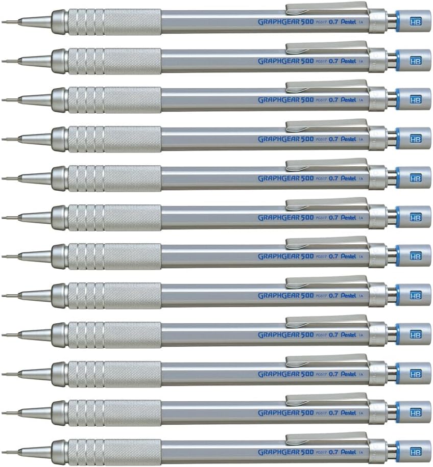 Pentel Graphgear 500 PG517 0.7mm Mechanical Drafting Pencil (Pack of 1)