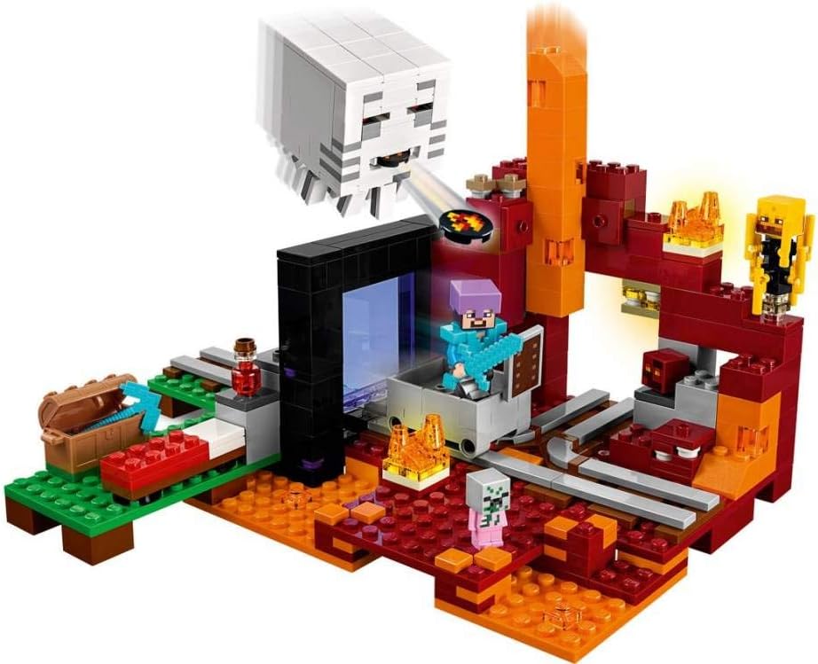 LEGO Minecraft The Nether Portal 21143 Building Kit (470 Pieces)