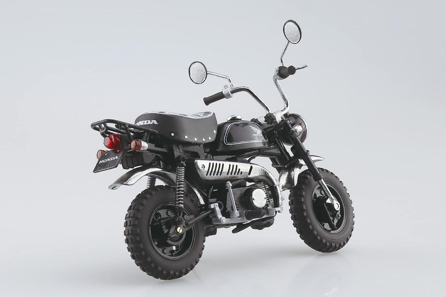 Aoshima Honda Monkey Limited Black 1:12 Scale Diecast Bike