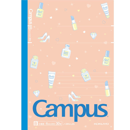 Kokuyo limited campus notebook five books B ruled Cosmetics Charm Roh -3BN-L28X5