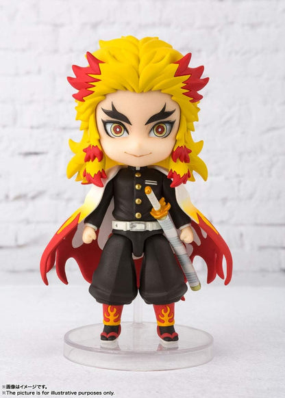 TAMASHII NATIONS - Demon Slayer: Kimetsu no Yaiba - Rengoku Kyojuro, Bandai Spirits Figuarts mini Action Figure