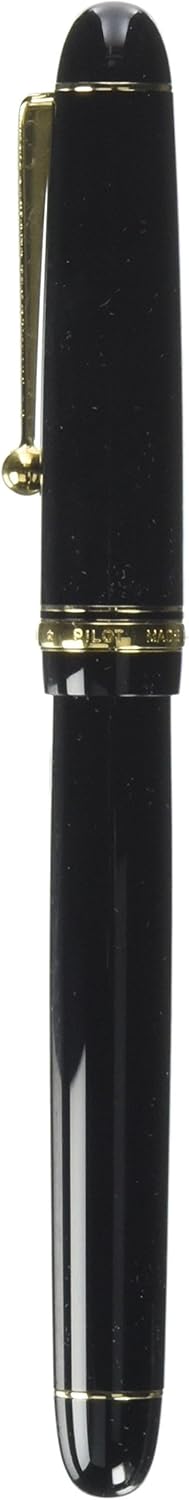 PILOT Fountain Pen Custom 74, EF-Nib, Black Body (FKK-1000R-B-EF), main image
