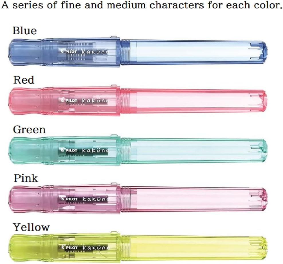 PILOT Fountain Pen Kakuno Family (M, Kakuno Boy Green) side view