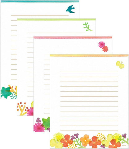 Midori 86451006 Parent Letter Set TEA TIME 4 Pattern