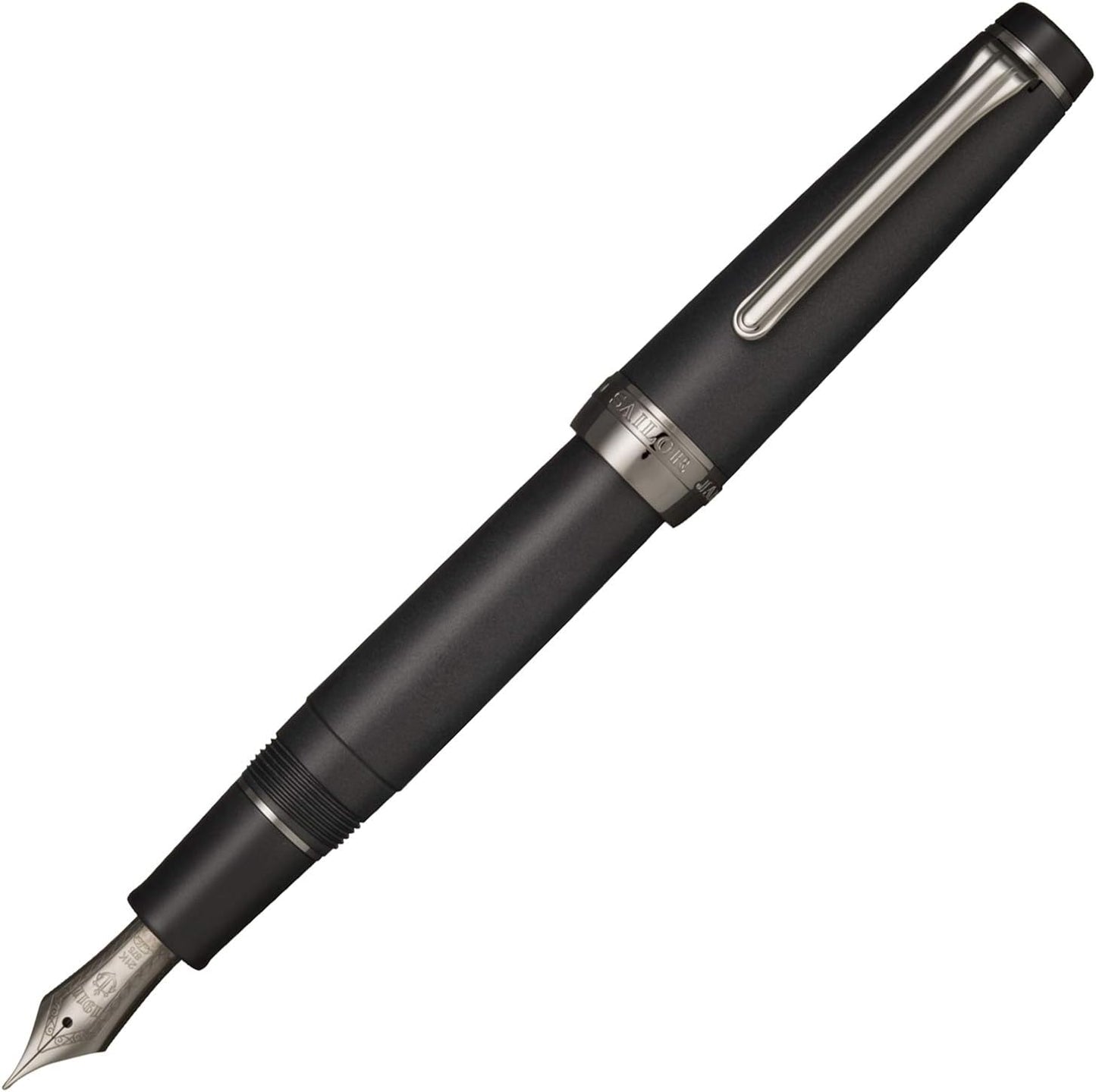Sailor Professional Gear Fountain Pen, Imperial Black, Medium Point, 11-3028-420, main image