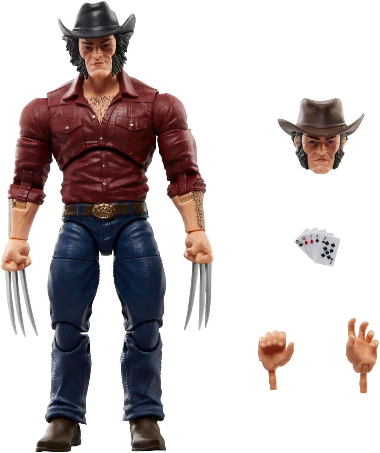 Marvel Legends Series Logan vs Sabretooth, Wolverine 50th Anniversary Comics Collectible 6-Inch Scale Action Figure 2-Pack