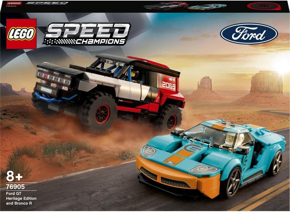 LEGO Speed Champions - Ford GT Heritage Edition and Bronco R (76905.)