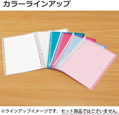Kokuyo Ru-SP706LB Loose Leaf Binder, Campus Smart Ring, B5, 26 Holes, Up to 60 Sheets, Light Blue