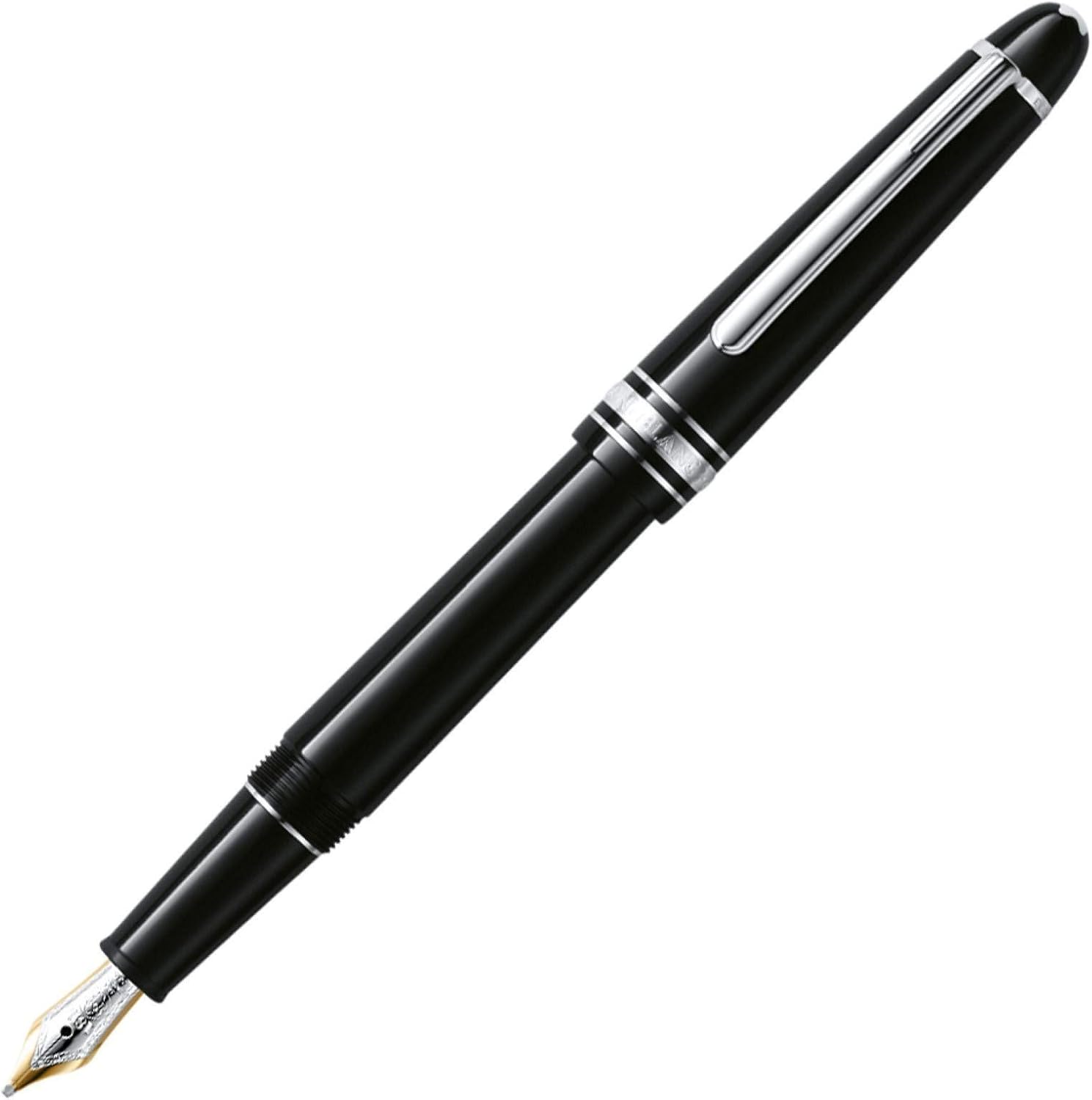 MONTBLANC 145-Meisterstuck Classique PLATINUM Fountain Pen, Medium Nib (106522), main image