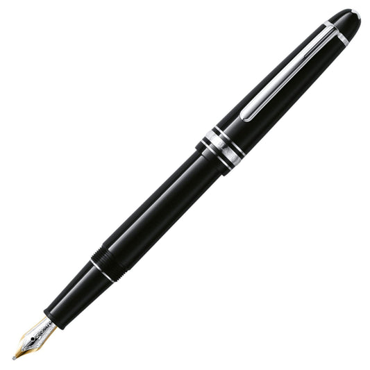 MONTBLANC 145-Meisterstuck Classique Platinum Fountain Pen, Medium Nib (106522)