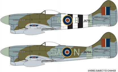 Airfix Hawker Tempest MK V 1:72 WWII British Military Aviation Plastic Model Kit A02109