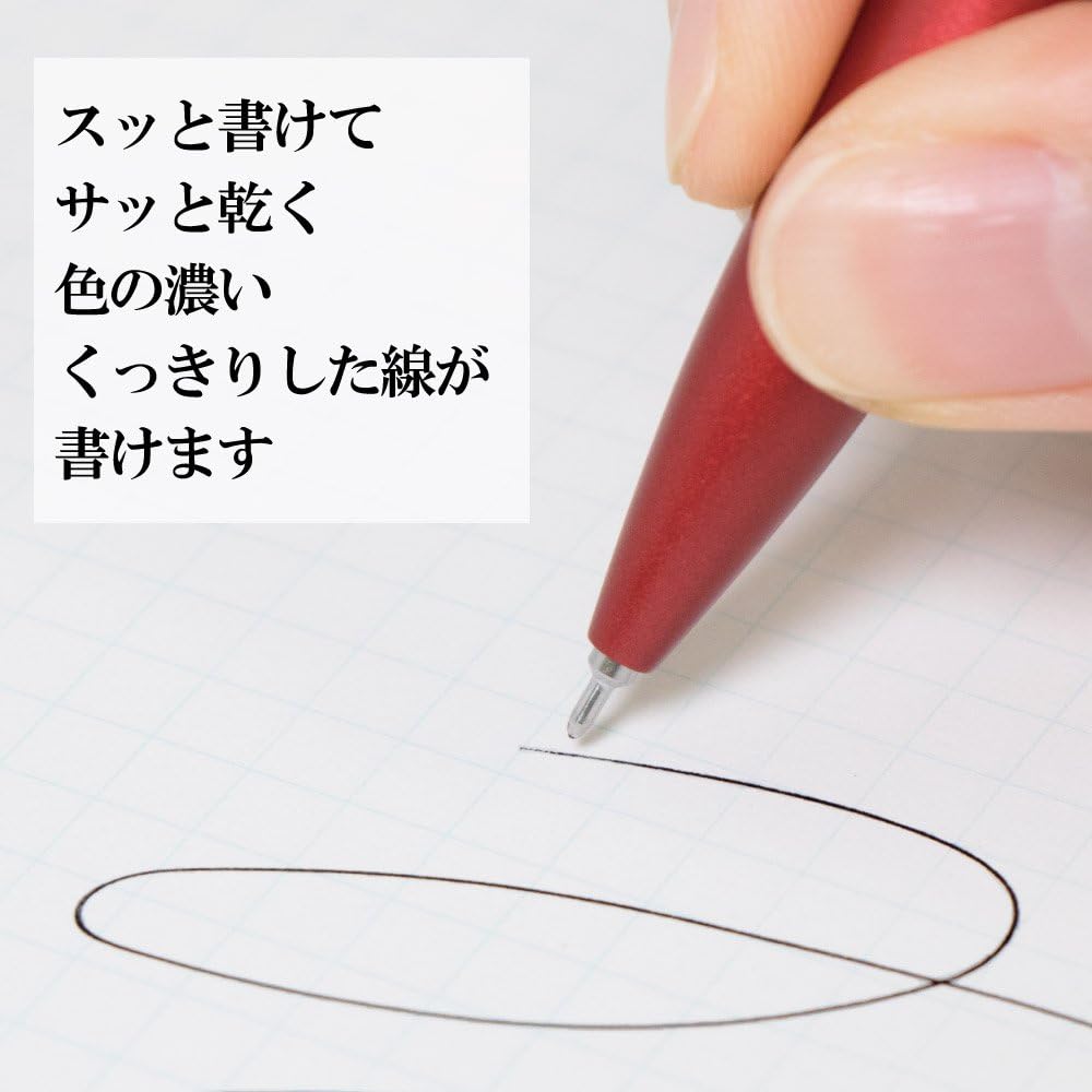 Pentel BLN2005B EnerGel Philography Gel Ink Ballpoint Pen, 0.5mm, Red Axis