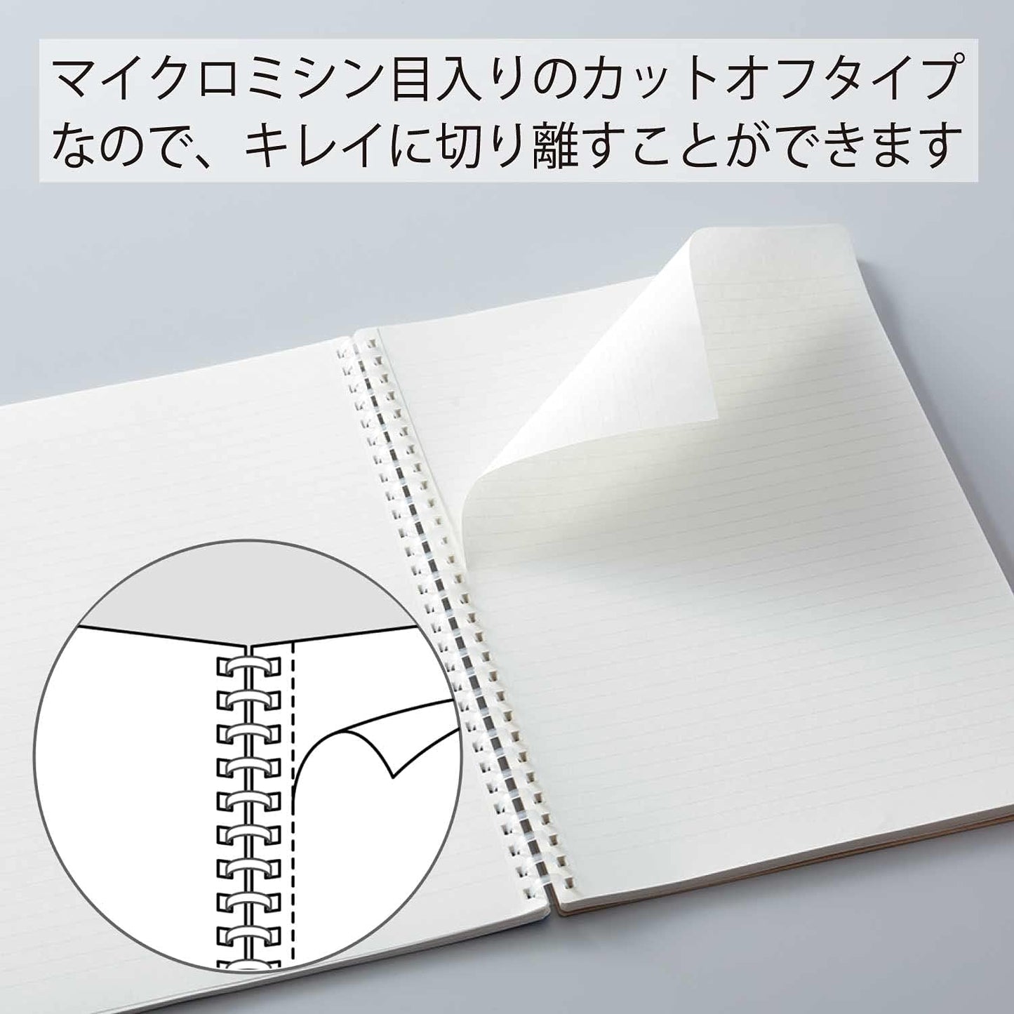 Kokuyo SV358BT-YR Notebook, Soft Ring, Dotted B Ruled, A6, 80 Sheets, Orange