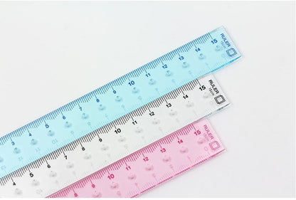 Midori Metric CL Ruler 15cm Pink (42232006)