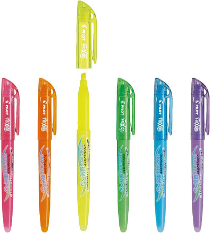 PILOT SFL-60SL-6C Highlighter Frixion Light, 6 Color Set