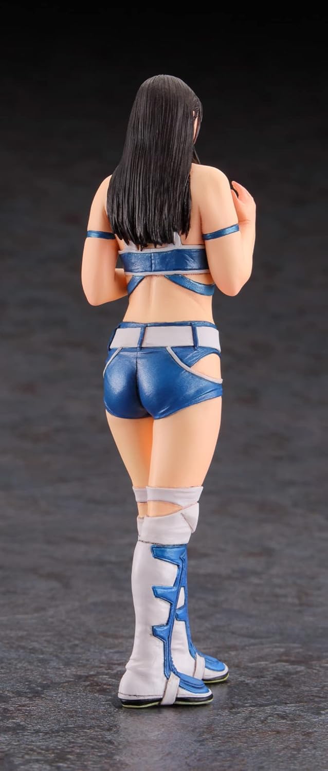 Hasegawa SP557 1/12 Real Figure Collection No. 30 Girls Wrestler Unpainted Resin Kit