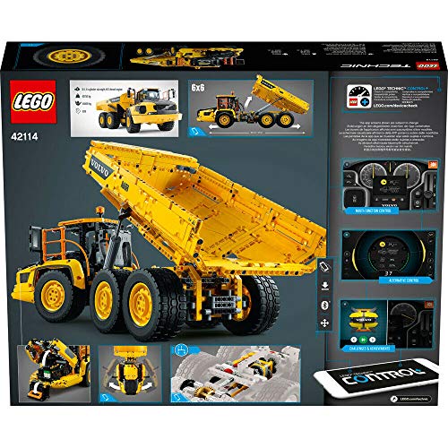 LEGO® Technic 6x6 Volvo Articulated Hauler (42114) Building Kit, Volvo Truck Toy Model;Construction Vehicle Playsets