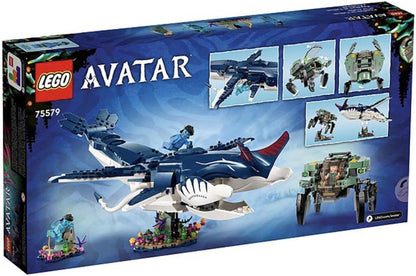 Lego Avatar: The Way of Water Payakan The Tulkun & Crabsuit 75579, Building Toy Set, Movie Underwater Ocean with Whale-Like Sea Animal Creature Figure