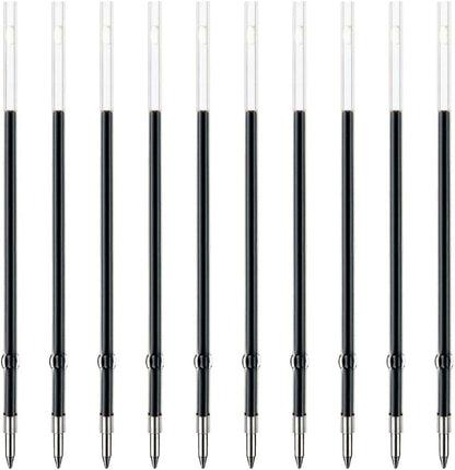 ZEBRA B-BR-6A-K-BK Oil-Based Ballpoint Pen Refill, Jim Knock, K-0.7 Core, Black, 10 Pieces