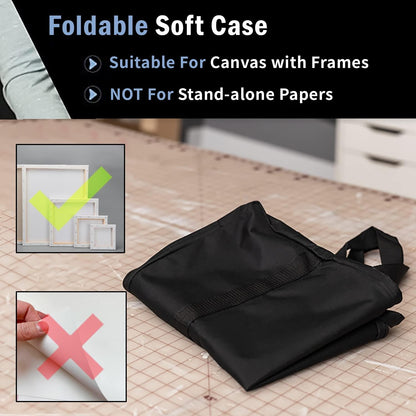 Sleekspace Art Portfolio Case. Soft Case Professional Portfolio with Multi Handles for Artwork Storage,Presentation Book Carrying,Artist Portfolio Bag (36x48 Inch)