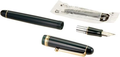 PILOT Fountain Pen Custom 74, F-Nib, Dark Green Body (FKK-1000R-DG???-F???)
