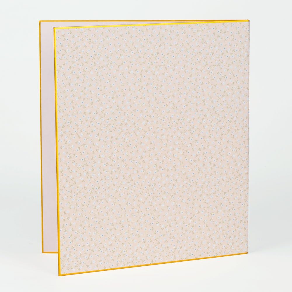 Designphil Floral Print Bi-Fold Shikishi, Pink, 272242 mm, 1 Sheet