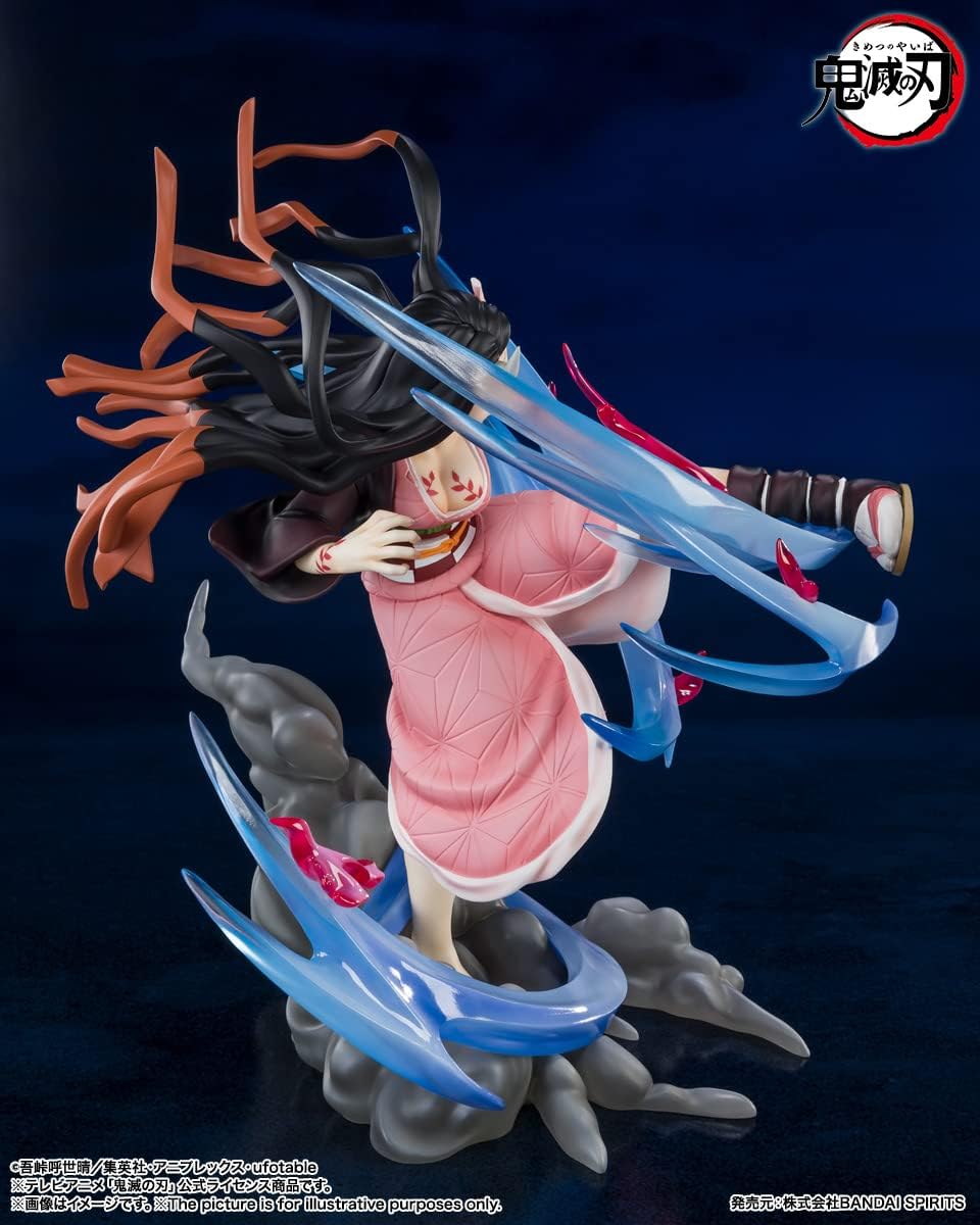 TAMASHII NATIONS - Demon Slayer: Kimetsu no Yaiba - Nezuko Kamado -Demon Form Advancing Ver., Bandai Spirits FiguartsZERO Collectible Statue