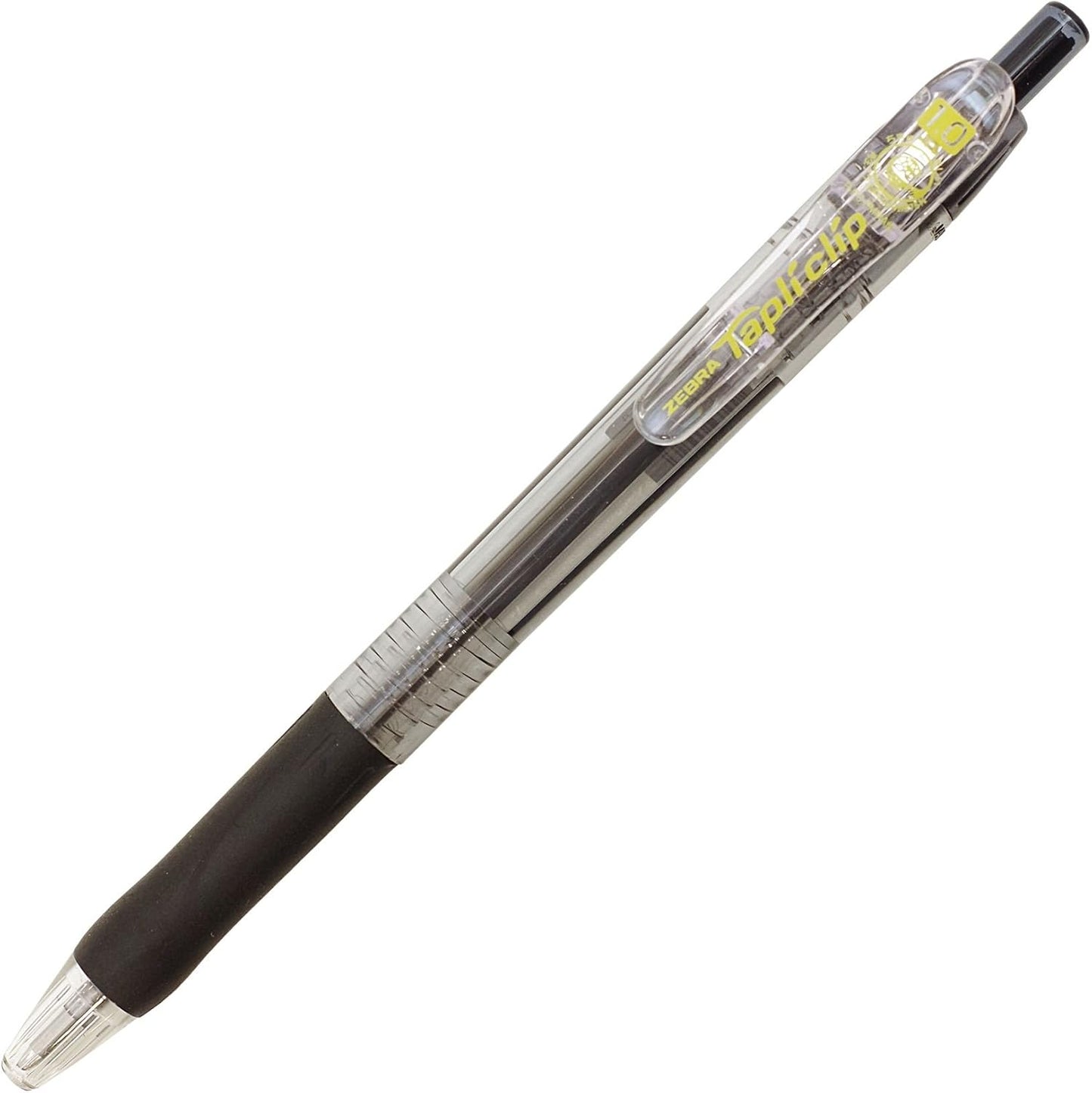 ZEBRA Tapli Clip Ballpoint Pen - 1.0 mm - Black Body - Black Ink