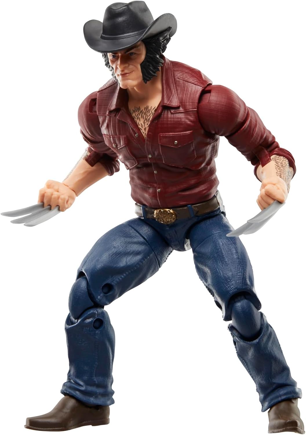 Marvel Legends Series Logan vs Sabretooth, Wolverine 50th Anniversary Comics Collectible 6-Inch Scale Action Figure 2-Pack