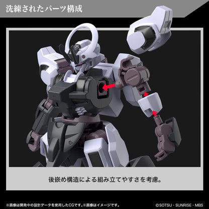BANDAI NAMCO Entertainment Gundam The Witch from Mercury - HG 1/144 Gundam Schwarzette - Model Kit