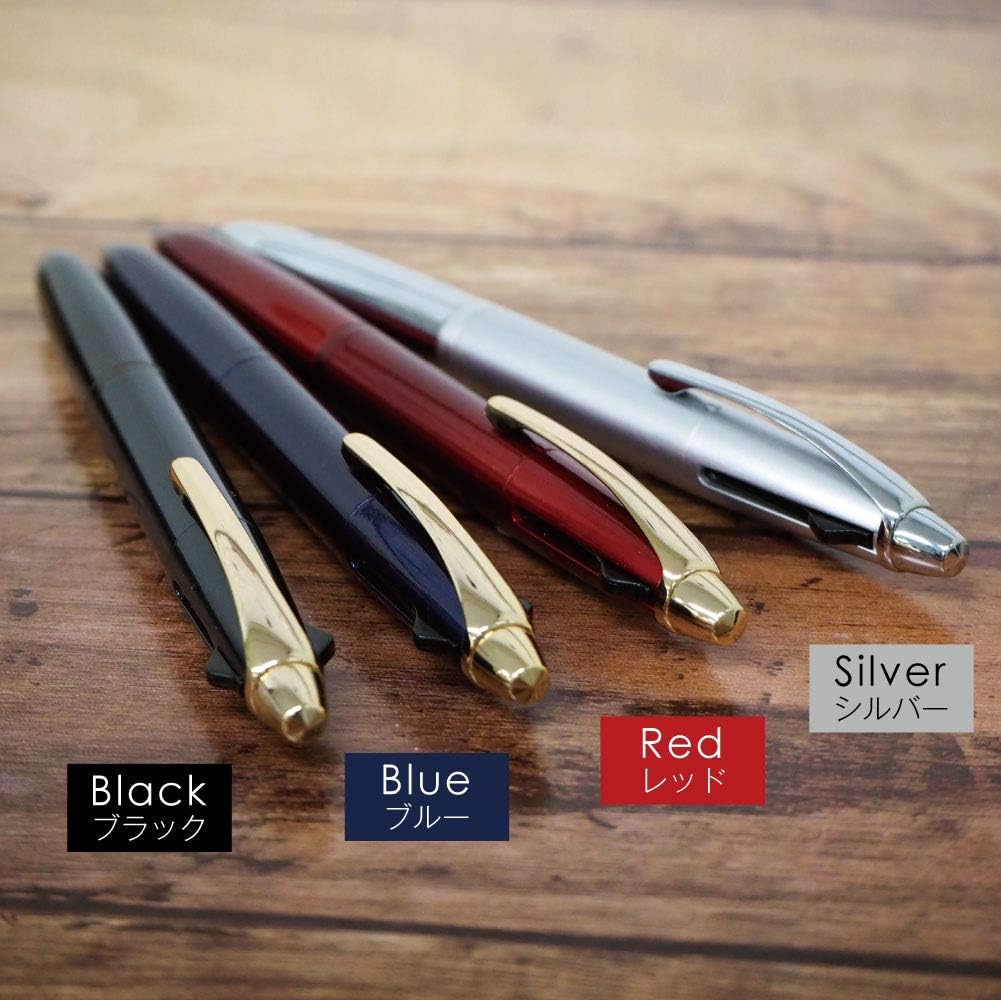 ZEBRA Filare P-B3A12-R Tri-Color Ballpoint Pen, 3C, 0.03 inches (0.7 mm), Red