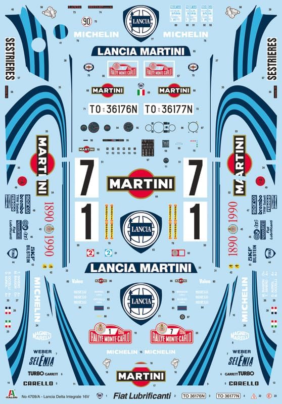 Italeri Lancia Delta HF Integral 16v 1:12 Scale