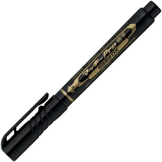 ZEBRA Mackee Pro Multi-Surface DX Marker Pen - Fine Point - Black