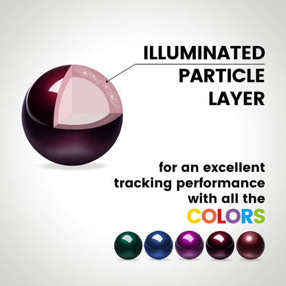 Perixx Peripro-303GR Small Trackball, 1.34 Inches Replacement Ball for Perimice and M570, Glossy Red (18021)