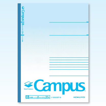 Kokuyo Notes Campus Smart 5-Color Pack semi-B5 dot-Filled B Ruled Roh -GS3CBTX5