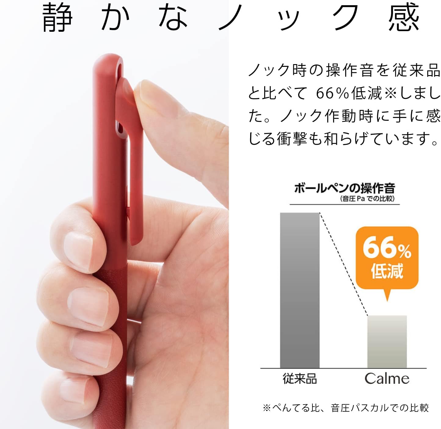 Pentel XBXA105B-B Calme 0.5mm Red Ink 5 Pieces