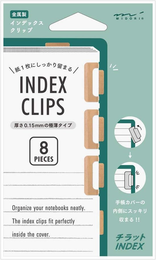 Midori Clip Index Chilat Orange 43230006