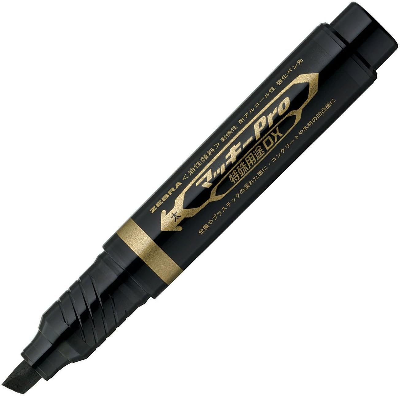 ZEBRA Mackee Pro Multi-Surface DX Marker Pen - Broad Point - Black